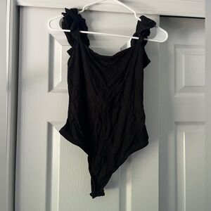 Black womens bodysuit